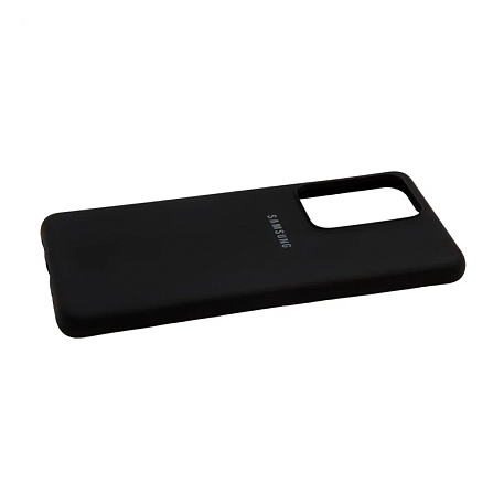 Клип-кейс (накладка) для Samsung Galaxy S20 Ultra силикон, чёрный матовый - 3