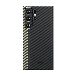 Клип-кейс (накладка) Pitaka Fusion Weaving MagEZ Case 3 для Samsung Galaxy S23 Ultra кевлар (арамид), "увертюра"