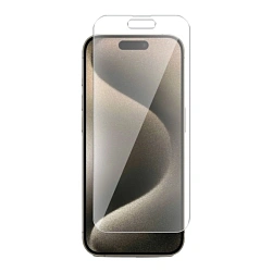 Защитное стекло Borasco Hybrid Glass 2D для Apple iPhone 15 Pro Max, без рамки