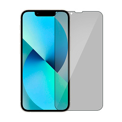 Защитное стекло Mocoll Privacy 2.5D для Apple iPhone 13 / 13 Pro / 14 / 16e / 17e, черная рамка