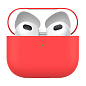 Кобура Deppa Ultra Slim для Apple AirPods 3 силикон, красный - 2