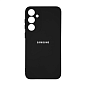Клип-кейс (накладка) для Samsung Galaxy S24 Plus / S25 Plus силикон, чёрный