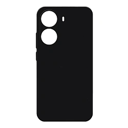 Клип-кейс (накладка) Silicone cover закрытый для Xiaomi Poco X7 Pro 5G силикон, чёрный