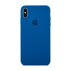 Клип-кейс (накладка) Apple Silicone Case для Apple iPhone X силикон, Blue Horizon
