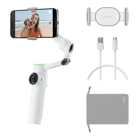 Стабилизатор Insta360 Flow 2 Pro Standard Bundle белый - 7