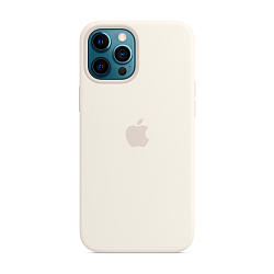 Клип-кейс (накладка) Apple Silicone Case MagSafe для Apple iPhone 13 Pro (Уценка) White