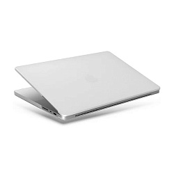 Чехол UNIQ Claro для Apple MacBook Pro 14" (2021 - 2026) пластик, прозрачный матовый