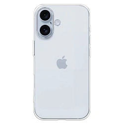 Клип-кейс (накладка) Ice Crust для Apple iPhone 17 силикон, прозрачный