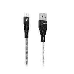 Дата-кабель Hoco U32 Micro 1.2 м, чёрный
