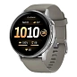 Умные часы Garmin Venu 4 45mm серебристый (серый ремешок)