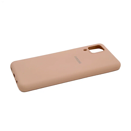 Клип-кейс (накладка) для Samsung Galaxy A12 / M12 силикон, пудровый - 3