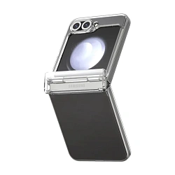 Клип-кейс (накладка) Araree Nukin 360 для Samsung Galaxy Z Flip 6 / 7 FE (Уценка) прозрачный