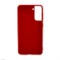 Клип-кейс (накладка) для Samsung Galaxy S21 силикон, красный - 2