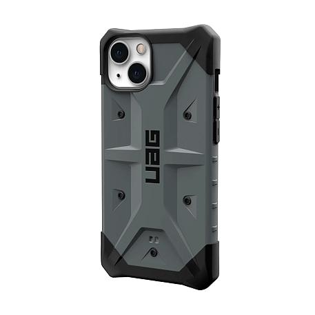 Клип-кейс (накладка) UAG Pathfinder для Apple iPhone 13 поликарбонат, серебристый - 2