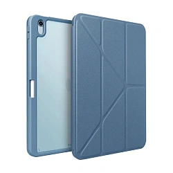 Чехол-книжка c отделением под стилус UNIQ Moven для Apple iPad Air 11" (2024 / 2025 / 2026) полиуретан, поликарбонат, синий