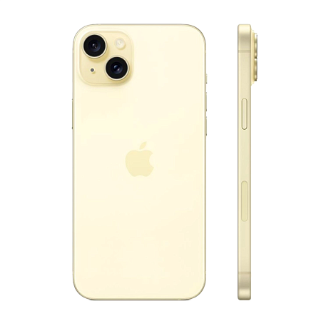 Смартфон Apple iPhone 15 Plus 256 ГБ жёлтый (1sim + eSim) - 3