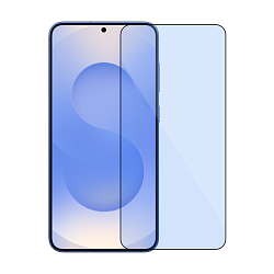 Защитное стекло Mocoll 2.5D для Samsung Galaxy S25, черная рамка