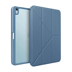 Чехол-книжка c отделением под стилус UNIQ Moven для Apple iPad Air 13" (2024 / 2025 / 2026) полиуретан, поликарбонат, синий