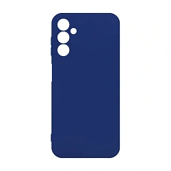 Клип-кейс (накладка) Silicone cover закрытый для Samsung Galaxy A24 силикон, тёмно-синий