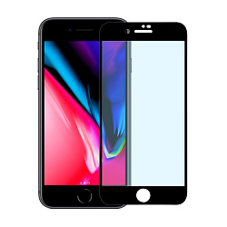 Защитное стекло Mocoll 3D для Apple iPhone 7 / 8 / SE 2020 / 2022, черная рамка