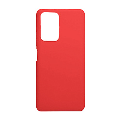 Клип-кейс (накладка) Silicone cover (без лого) для Xiaomi Redmi Note 10 Pro силикон, красный