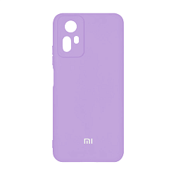 Клип-кейс (накладка) Silicone cover закрытый для Xiaomi Redmi Note 12S силикон, лавандовый