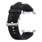 Ремешок Hybrid для Samsung Galaxy Watch 8/8 Classic кожа чёрный