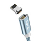 Дата-кабель Hoco U40A Magnetic Lightning 1 м, серый - 2