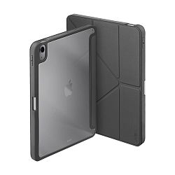 Чехол-книжка c отделением под стилус UNIQ Moven для Apple iPad Air 10.9" (2020 / 2022) искусственная кожа, серый