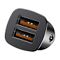 Автомобильное зарядное устройство Baseus Square metal A+A 30 Вт, чёрный - 3