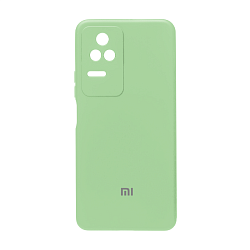 Клип-кейс (накладка) для Xiaomi Poco F4 силикон, зелёный