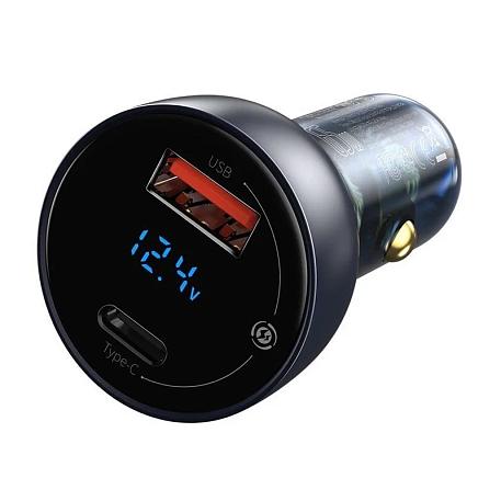 Автомобильное зарядное устройство Baseus Particular Digital Display 65 Вт чёрный - 3