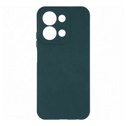 Клип-кейс (накладка) Silicone cover закрытый для Xiaomi Redmi 15C 4G / Poco C85 4G силикон, тёмно-зелёный