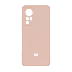 Клип-кейс (накладка) для Xiaomi 12 Pro силикон, пудровый