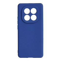 Клип-кейс (накладка) Silicone cover закрытый для Xiaomi Redmi Note 15 Pro 5G силикон, синий