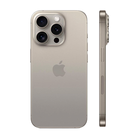 Смартфон Apple iPhone 15 Pro 128 ГБ "натуральный титан" (eSim) - 3