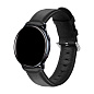 Ремешок для Samsung Watch 20mm кожа чёрный