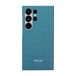 Клип-кейс (накладка) Pitaka MagEZ Case 5 для Samsung Galaxy S24 Ultra кевлар (арамид), "ледяное море"