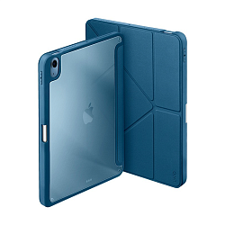 Чехол-книжка c отделением под стилус UNIQ Moven для Apple iPad Air 10.9" (2020 / 2022) искусственная кожа, синий