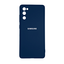 Клип-кейс (накладка) для Samsung Galaxy S20 FE силикон, тёмно-синий