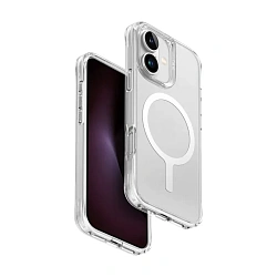 Клип-кейс (накладка) UNIQ Lifepro Xtreme MagSafe для Apple iPhone 16 (Уценка) прозрачный