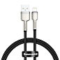 Дата-кабель Baseus Cafule Series Metal Lightning 0.25 м, чёрный