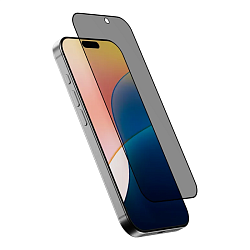 Защитное стекло uBear 2.5D Privacy для Apple iPhone 17 Pro, без рамки