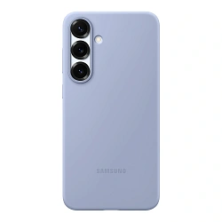Клип-кейс (накладка) Samsung Silicone Case для Samsung Galaxy S25 Plus силикон, поликарбонат, голубой