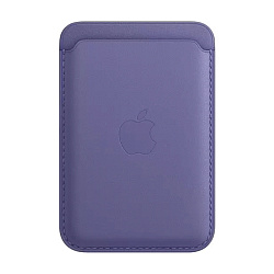Кардхолдер Leather Wallet with Magsafe для Apple iPhone искусственная кожа, сине-фиолетовый