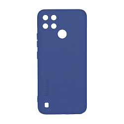 Клип-кейс (накладка) для Realme C21Y / C25Y силикон, тёмно-синий