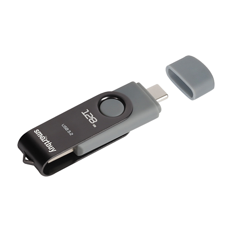 USB-флешка SmartBuy Twist Dual 128 ГБ (USB 3.1) серый - 2