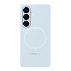 Клип-кейс (накладка) Samsung Silicone Magnet Case для Samsung Galaxy S26 силикон, голубой