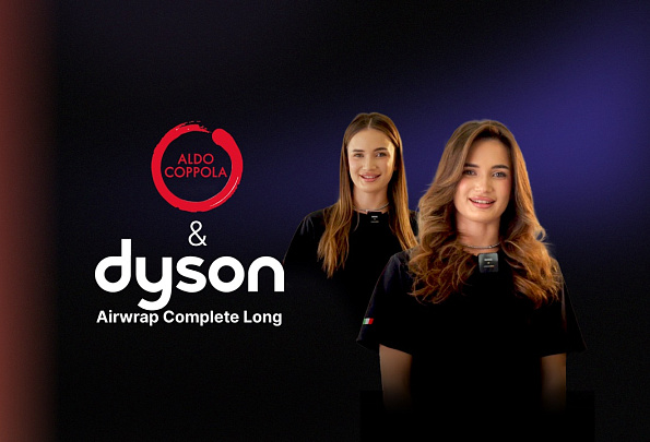 Домашняя укладка на Dyson Airwrap Complete Long от стилиста Aldo Coppola