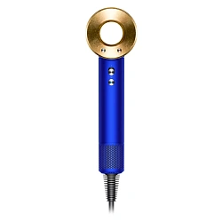 Фен Dyson Supersonic HD08 синий, золотой (футляр) (Азия)